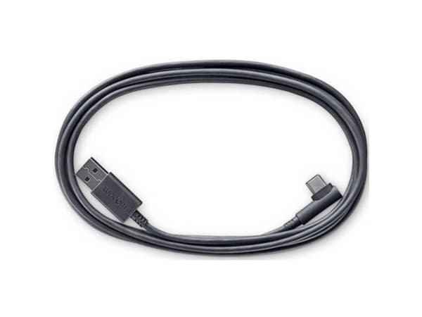 Wacom - USB-kaapeli - mini-USB tyyppi B (han) vinklet til USB (han) lige - 2 m - Intuos Pro Large, Medium, Small -laitteille
