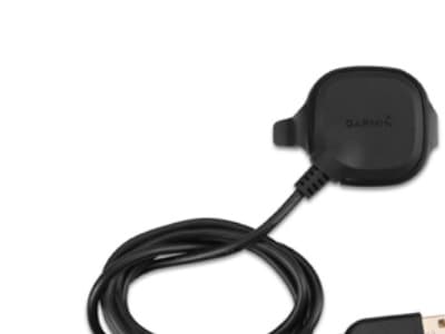 Garmin Charging/Data Clip - Data-/strømkabel - USB hann - svart - for Forerunner 10, 15