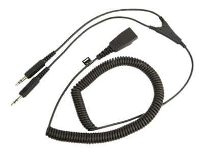 Jabra - Headset-kabel - minijack hane till Snabburkoppling hane - 2 m