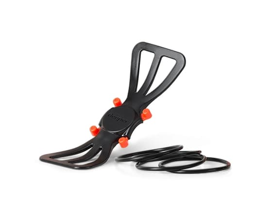 Deeper FLACC04, Mobiltelefon/smarttelefon, Passiv holder, Svart, Oransje