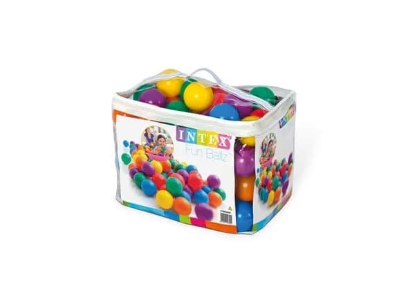 Intex Fun Plastbolde 100 stk. 8 cm