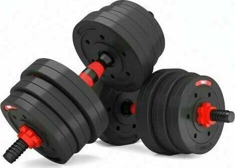 Justerbar vekt manual og vektstangsett HMS SGP, 20 kg
