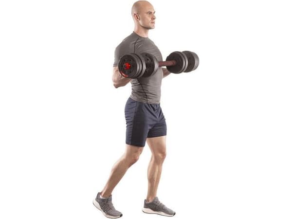 Justerbar vekt manual og vektstangsett HMS SGP, 20 kg