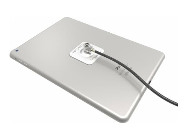 Compulocks Universal Tablet Lock with Keyed Cable Lock - Sikkerhetssett for mobiltelefon, nettbrett - sølv