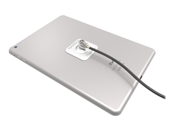 Compulocks Universal Tablet Lock with Keyed Cable Lock - Sikkerhetssett for mobiltelefon, nettbrett - sølv