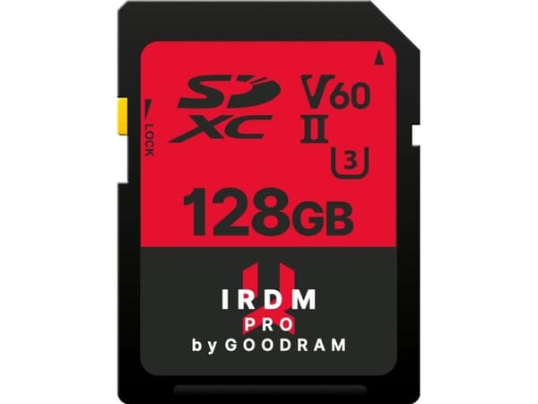 GoodRam GOODRAM GOODRAM GOODRAM Micro SD 128GB V60 (UHS-II U3) IRDM PR-kortti
