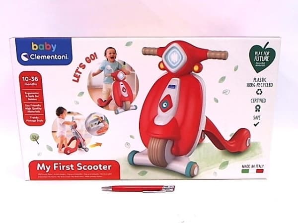 Baby My First Steps Scooter, 1 år, Rød, Hvit