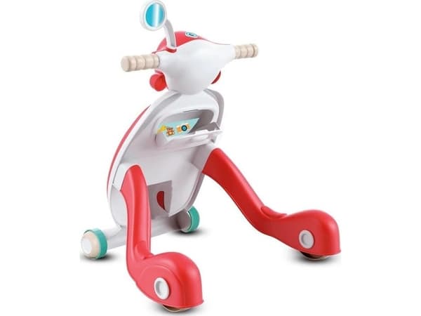 Baby My First Steps Scooter, 1 år, Rød, Hvit