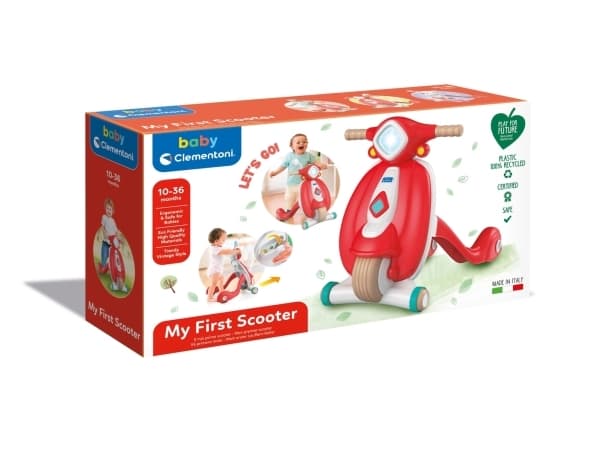 Baby My First Steps Scooter, 1 år, Rød, Hvit