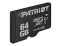 Miniatyrbilde 2 av 5: Patriot-minne PSF64GMDC10, 64 GB, MicroSDXC, klasse 10, UHS-I, 80 MB/s, klasse 1 (U1)