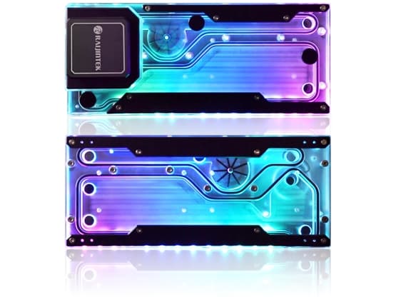 RAIJINTEK ACHERON 240 RBW, Aluminium, Polymetylmetakrylat (PMMA), Sort, 4-pin, 1/4", SATA, 21,7 stang