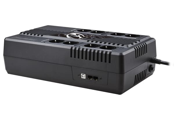 PowerWalker VI 600 MS FR, Linjeinteraktiv, 0,6 kVA, 360 W, Sinus, 170 V, 280 V