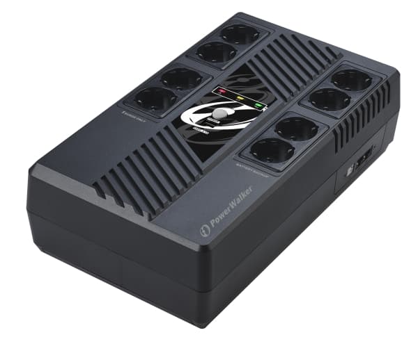 PowerWalker VI 600 MS FR, Linjeinteraktiv, 0,6 kVA, 360 W, Sinus, 170 V, 280 V