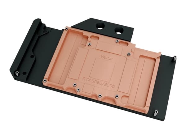 EK Water Blocks Quantum Vector RTX 3080/3090, Musta, Vesiblokki, Nestemäinen, Asetaali, Kupari, 1/4", NVIDIA GeForce RTX 3080/3090