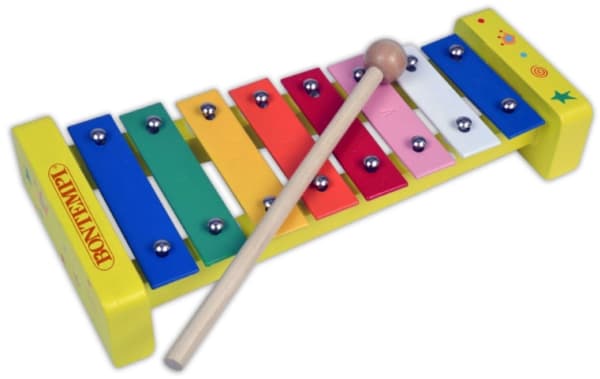 Bontempi 56 0810, Musikalsk instrument til lek og moro, Xylofon, 1,5 år, 353 g, Flerfarget