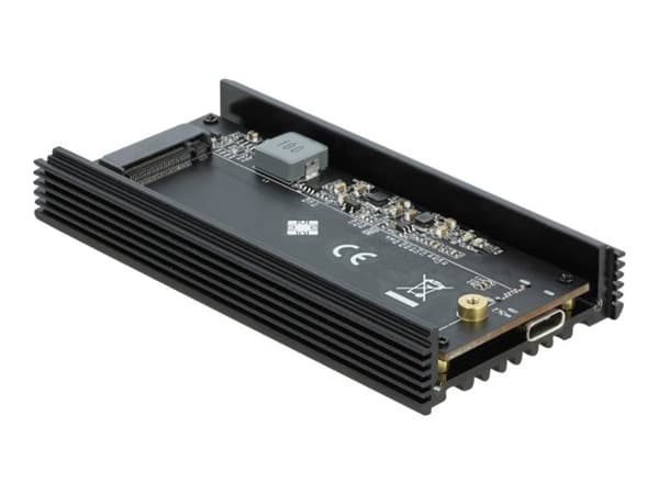 Delock - Lagringspakke - M.2 NVMe-kort / PCIe (NVMe) - 20 Gbit/s - USB 3.2 (Gen 2x2) - svart