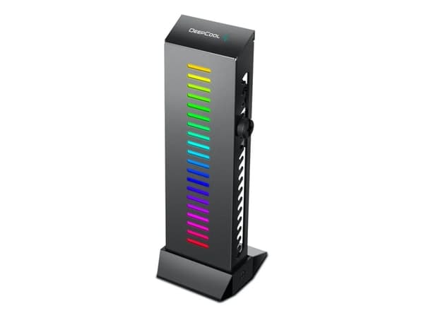 DeepCool DP-GCH01-GH01-LED, Universell, Grafikkortholder, Sort, Flerfarget, 5 V, 1,2 W