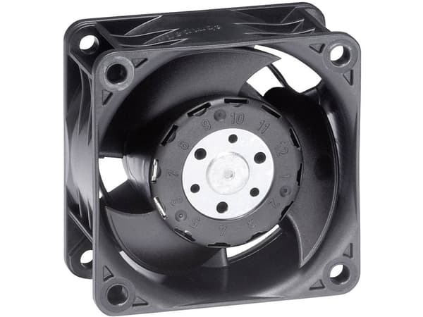 EBM Pope aksialvifte 12 V/DC 70 m/t (B x H x D) 60 x 60 x 32 mm 612 J/2H (9292512001)