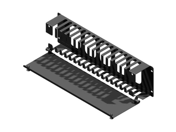 Hammond Electronics PCMDS19005BK1 Kabelføring kan drejes (B x K x T) 483 x 133 x 76 mm 1 stk 1 stk