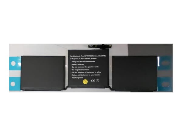 CoreParts - Batteri til bærbar PC (tilsvarer: Apple A1708) - litiumpolymer - 4700 mAh - 52 Wh - for Apple MacBook Pro with Retina display 13.3" (Late
