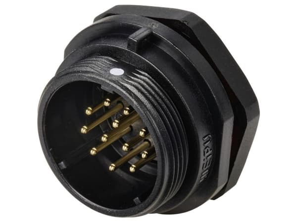 Weipu SP2112 / P 12 Rund kontakt Kontakt, infälld Serie (rund kontakt): SP21 Totalt antal poler: 12 1 st