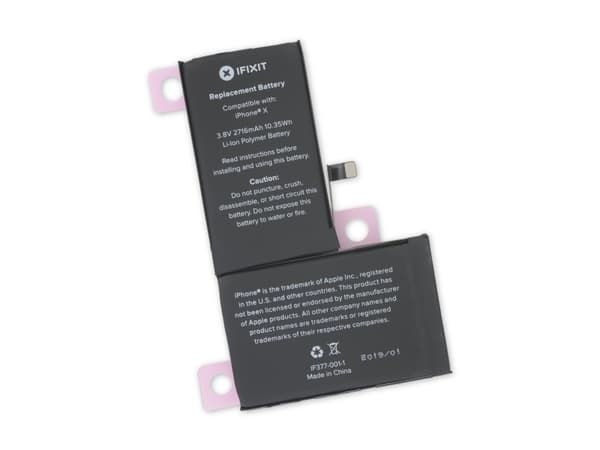 iFixit EU377001-2, Akku, Apple, iPhone X, Monivärinen, Litiumioni (Li-Ion), 2716 mAh