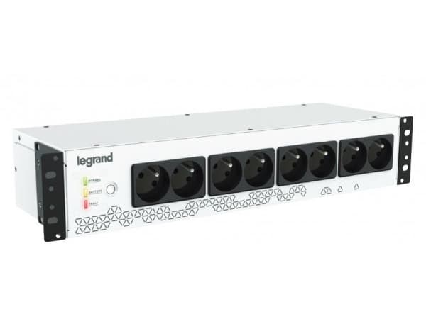 Legrand Keor PDU 800 - UPS (kan monteres i rack) - AC 230 V - 480 watt - 800 VA - 9 Ah - USB - utgangskontakter: 8 - 2U - 19" - Frankrike
