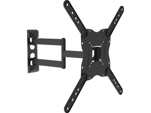 Equip 650407, 139,7 cm (55"), 75 x 75 mm, 400 x 400 mm, -14 - 5°, Stål, Sort