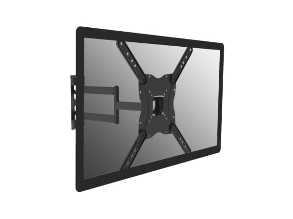 Equip 650407, 139,7 cm (55"), 75 x 75 mm, 400 x 400 mm, -14 - 5°, Stål, Sort
