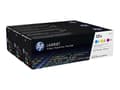 Miniatyrbilde 1 av 5: HP 131A - 3-pack - gul, cyan, magenta - original - LaserJet - tonerpatron (U0SL1AM) - for LaserJet Pro 200 M251n, 200 M251nw, 200 M276nw, MFP M276n,