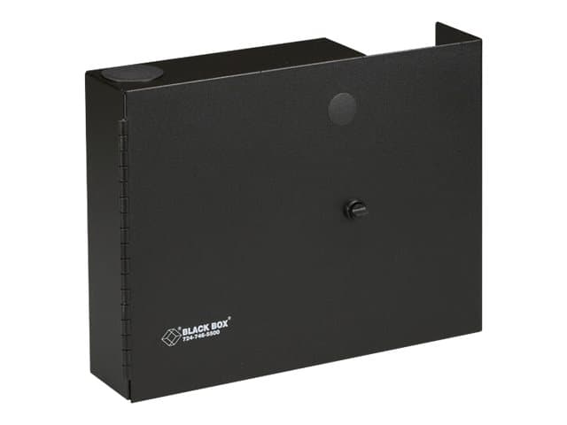 Black Box Fiber Wall Cabinet Open-Style, Unloaded, Accepts 2 Adapter Panels - Skåp - väggmontering - för P/N: FO10G-005M-SCLC, FO10G-005M-SCSC, FO10G
