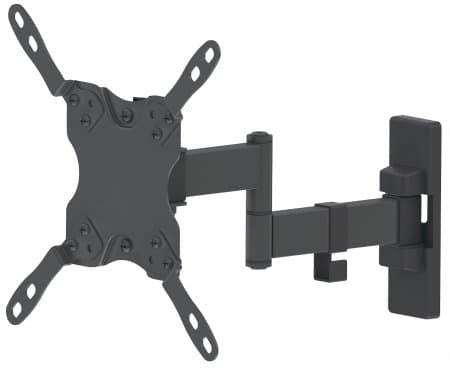 Manhattan 461405, 75 x 75 mm, 200 x 200 mm, -12 - 5°, -45 - 45°, Stål, Sort Sort