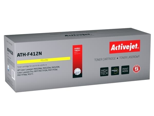 Activejet ATH-F412N, 2300 sivua, Keltainen, 1 kpl