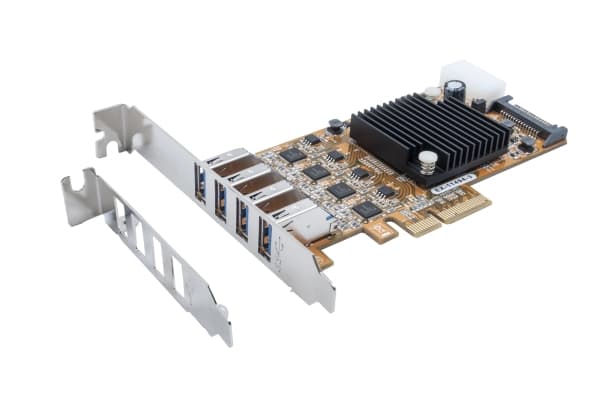 EXSYS EX-11494-3, PCIe, USB 3.2 Gen 1 (3.1 Gen 1), Passiv, Taiwan, CE, FCC, 5 Gbit/s