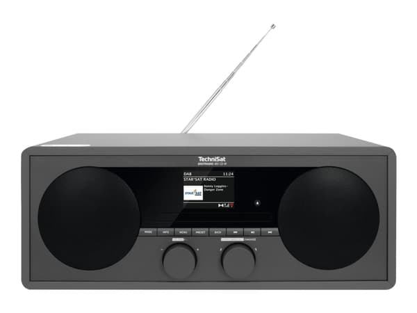 TechniSat DigitRadio 451 CD IR - Audiosystem - 2 x 15 Watt - antracit (sort)