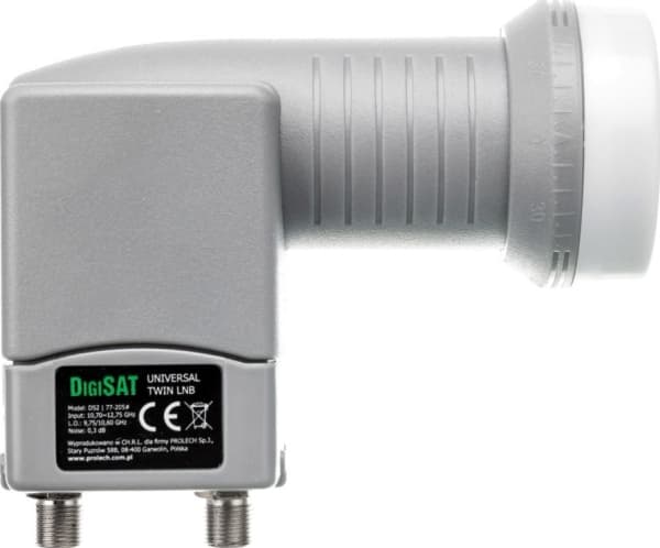 DigiSAT parabolantenne DigiSAT TWIN DS2 77-205 # Satellittkonverter