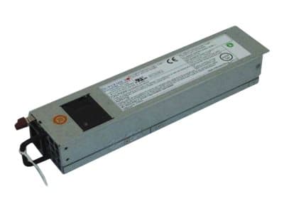 Supermicro PWS-407P-1R - Strømforsyning - redundant (plug-in modul) - 80 PLUS Platinum - AC 100-240 V - 400 watt - 1U Sølv