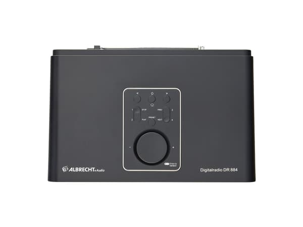 Albrecht DR 884, Internett, Digitalt, DAB+, FM, AAC, FLAC, MP3, WAV, WMA, TFT, 6,1 cm (2.4")
