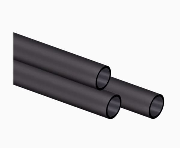 CORSAIR Hydro X Series XT Hardline 14mm Tubing - Slangar för vätskebaserat kylsystem - svart satäng