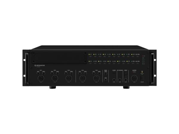 Monacor PA-6020Z ELA-vahvistimet 600 W 5-kanavainen