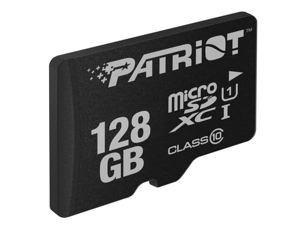 Patriot-minne PSF128GMDC10, 128 GB, MicroSDXC, Klasse 10, UHS-I, 80 MB/s, Klasse 1 (U1)