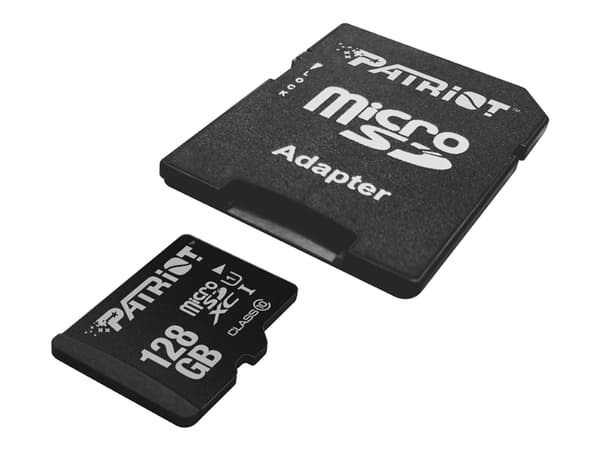 Patriot-minne PSF128GMDC10, 128 GB, MicroSDXC, Klasse 10, UHS-I, 80 MB/s, Klasse 1 (U1)