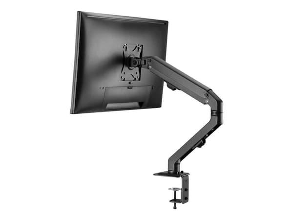 Neomounts FPMA-D650 - Monteringssett - full bevegelse - for LCD-skjerm - stål - svart - skjermstørrelse: 17"-27" - klemmemonterbar, malje, skrivebord