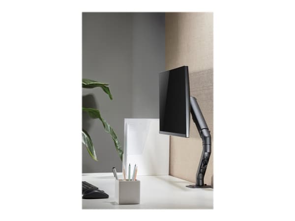 Neomounts FPMA-D650 - Monteringssett - full bevegelse - for LCD-skjerm - stål - svart - skjermstørrelse: 17"-27" - klemmemonterbar, malje, skrivebord