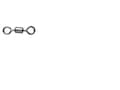 Miniatyrbild 1 av 2: Okuma Rolling Swivels Size 8 Black - 15pcs