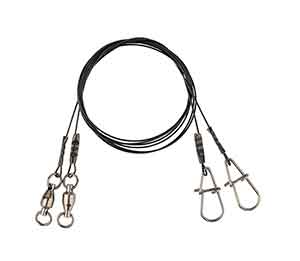 SG Black7 Trace 50cm 0.60mm 25kg Ball bearing Swivel/Neddle