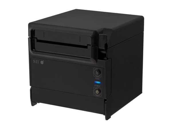 Seiko Instruments RP-F10 series - Kvitteringsskriver - termolinje - Rull (8 cm) - 203 dpi - inntil 250 mm/sek - USB, LAN, USB-vert - kutter - svart