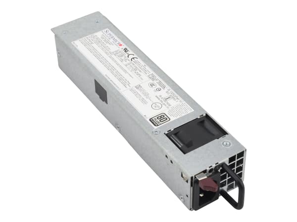 Supermicro PWS-804P-1R, 800 W, 100 - 240 V, 50 - 60 Hz, 30 A, 66,6 A, 12 ms Ruostumaton teräs