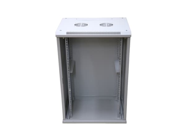 Extralink EX.14350, Seinään asennettava laitekehikko, 15U, 60 kg, Näppäinlukko, Kotelon kiskot, Harmaa