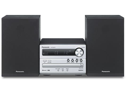 Panasonic SC-PM250 - Mikrosystem - 20 watt (Total) - sølv